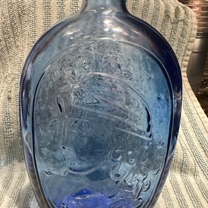 Vintage Cobalt Blue Glass bottle