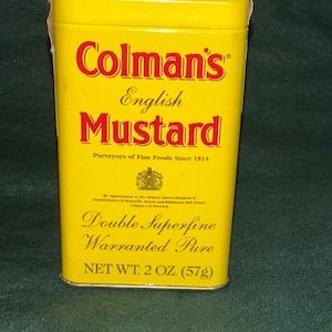 1960’s Colman’s English Mustard tin