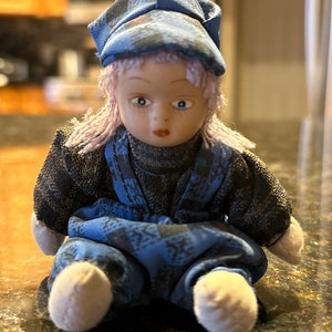 Vintage Dutch Porcelain Doll