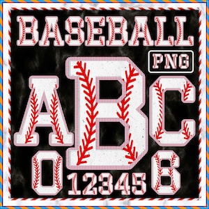Baseball font png,sports alphabet clipart,Faux Chenille Patch letters and numbers,varsity font,PNG Files ,a gift for mom