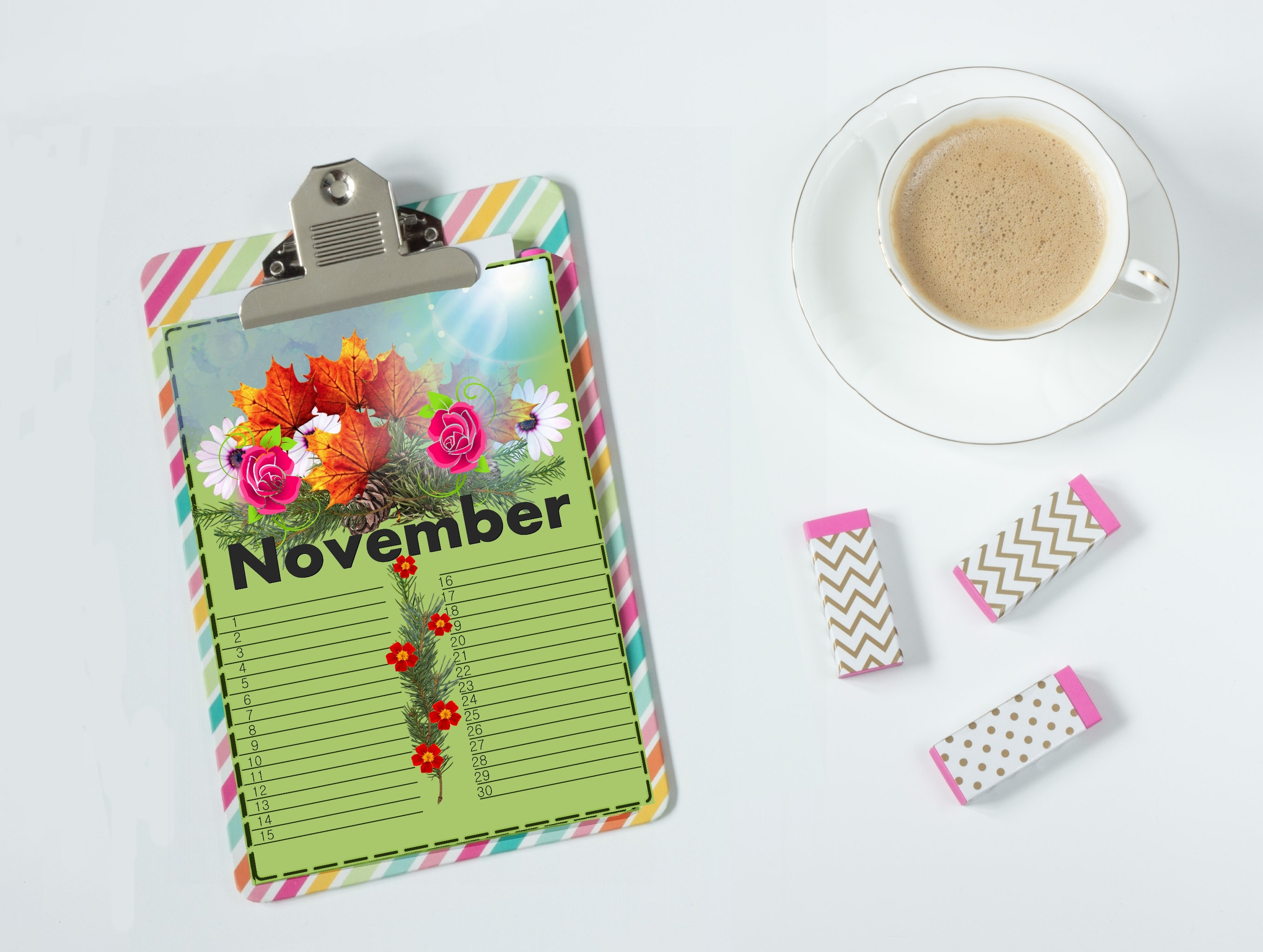 Printable Monthly Planner Birthday Calendar Printable Etsy Australia