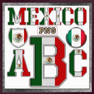 Mexicaanse vlag lettertype PNG-clipart, Mexicaans sportalfabet, Mexico svg, patriottische Mexicaanse emblemen en wapenschild, Mexicaanse adelaar svg, Mexicaanse trots
