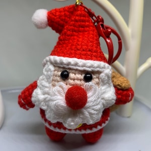Santa keychain