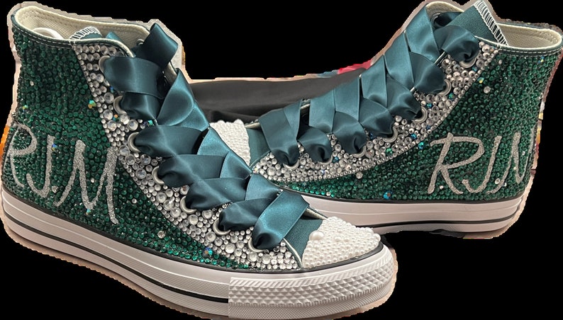 High Top Bling Converse image 2