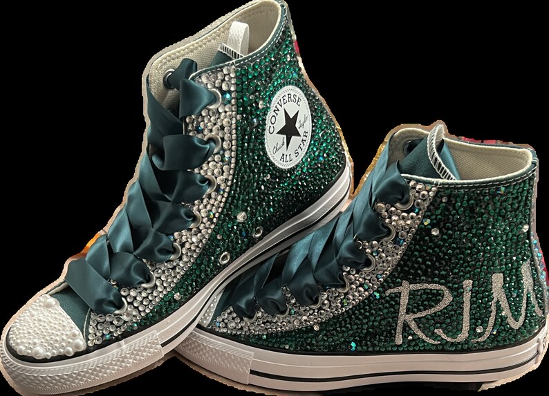 High Top Bling Converse image 1