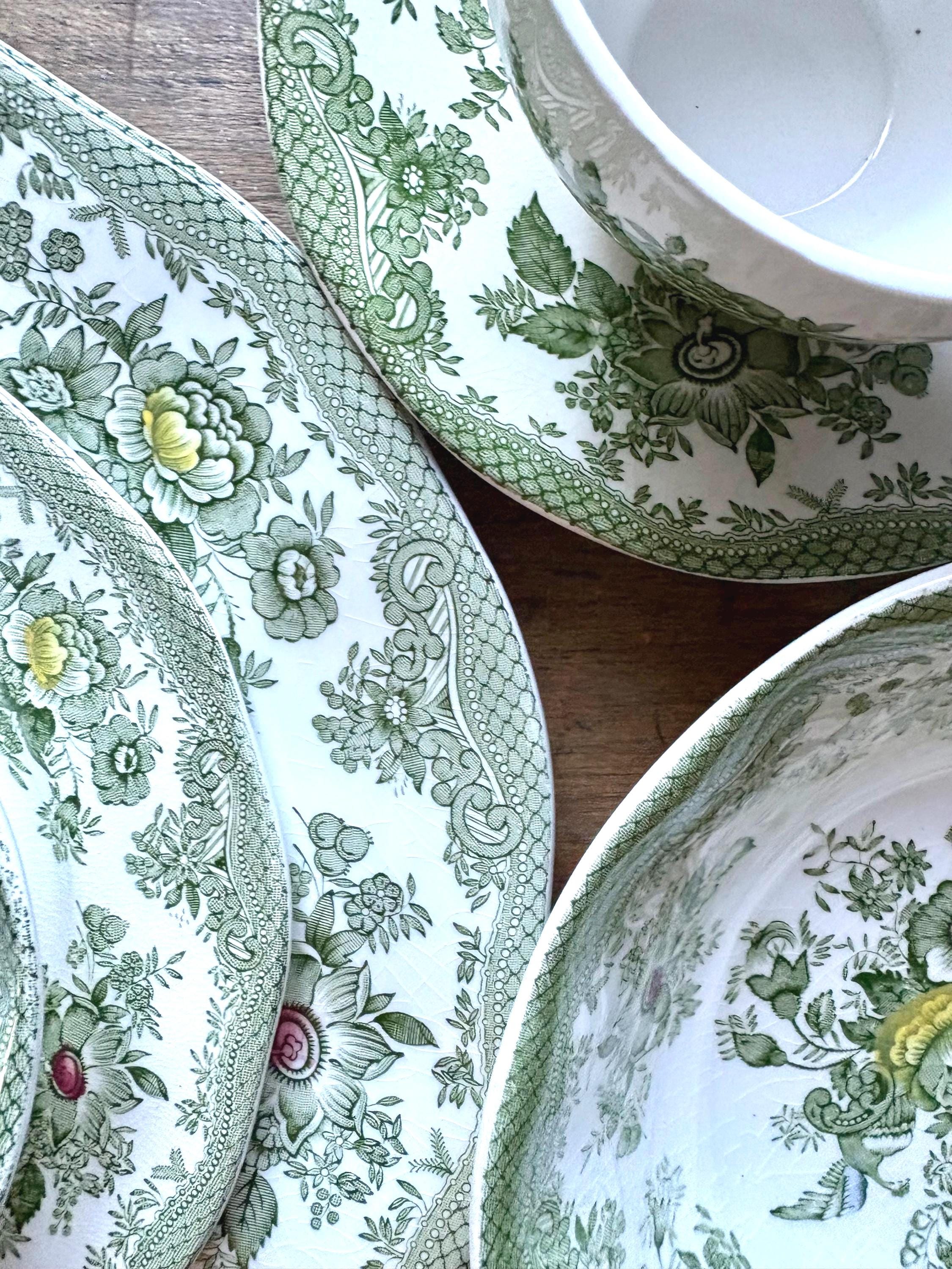 Transferts Vintage Kent Vert Sauge - Pièces De Rechange Enoch