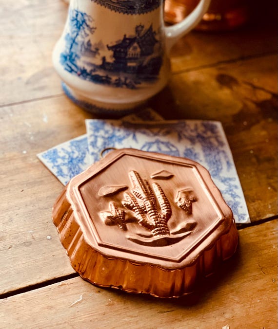 Vintage Rustic Copper Jelly Molds – Cottagecore Edition | Old