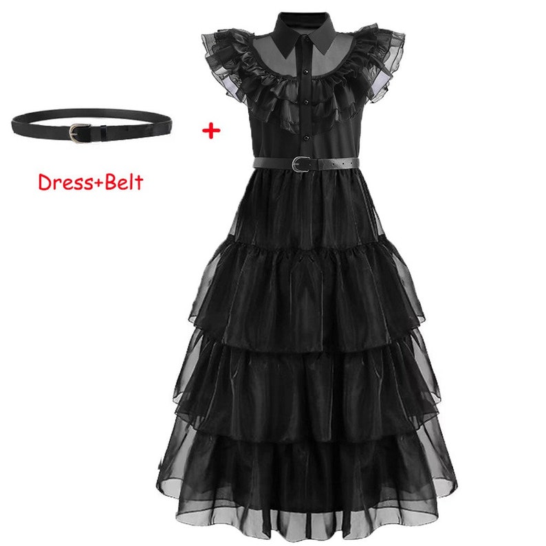 Wednesday Addams Cosplay Costume Wednesday Dress Suit Carnival - Etsy