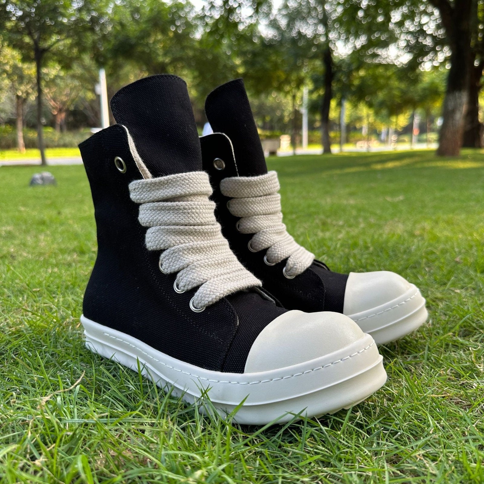 Rick Owens DRKSHDW Abstract High-Top