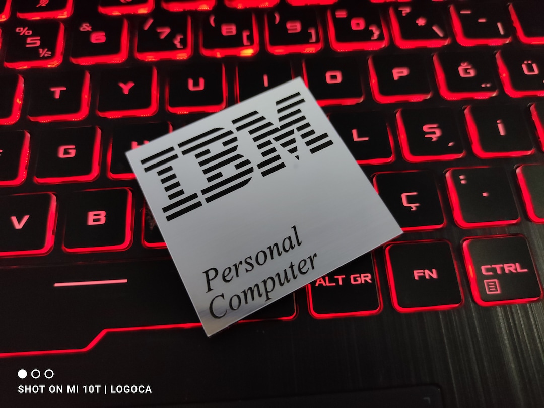 IBM Personal Computer Sticker Logo - Etsy