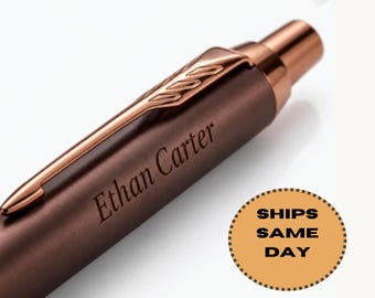 Personalized Parker IM Monochrome Ballpoint Pen, Engraved Parker Pen, Executive Gift, Doctor’s Day Gift, Personalized Name Pen