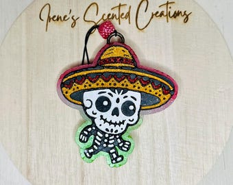 Mariachi Skeleton Silicone Freshie mold