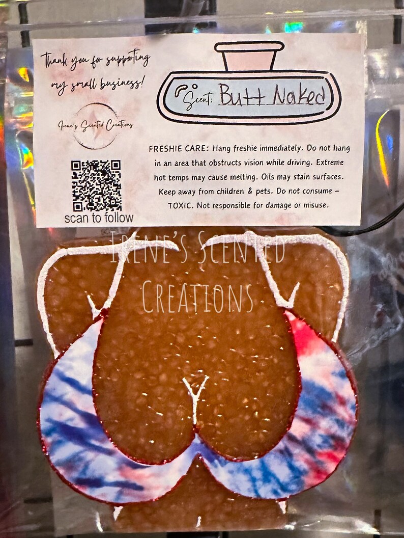 Bikini Top Boobs Breast Cancer Awareness Hanging Car Air Freshener