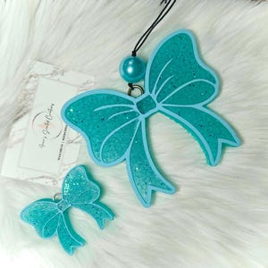 Coquette Bow Dainty hanging car freshie