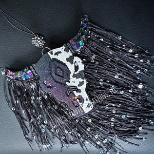 Aztec Bull Skull Car Freshie