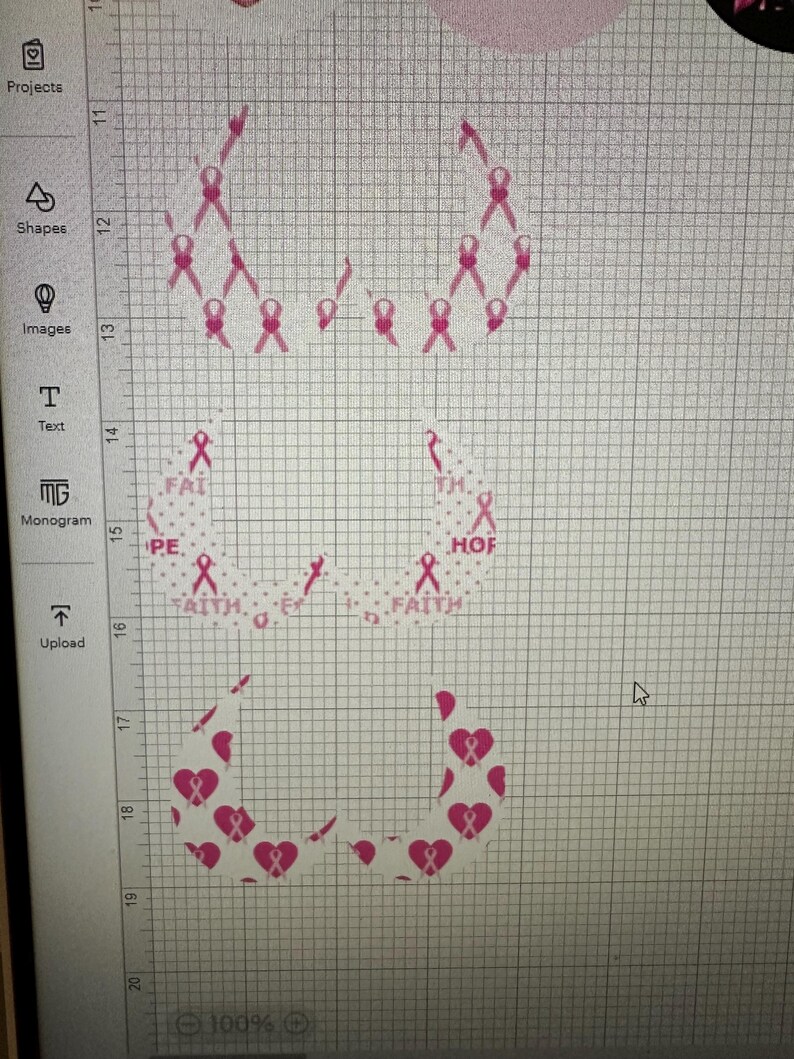 Bikini Top Boobs Breast Cancer Awareness Hanging Car Air Freshener