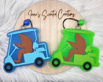 Bigfoot Golf Cart Silicone Mold for Freshies