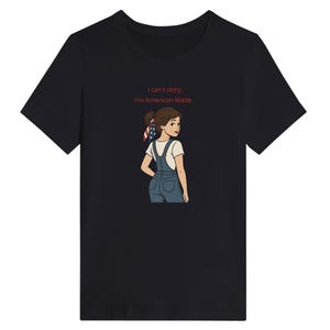 American Made Beauty T-Shirt | Proudly Call America Home | Women&#39;s Relaxed Fit Tee