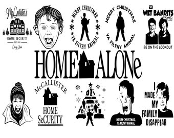 Home Alone Svg Bundle, Kevin svg bundle, wet bandits svg bundle, Kevin Mcalister