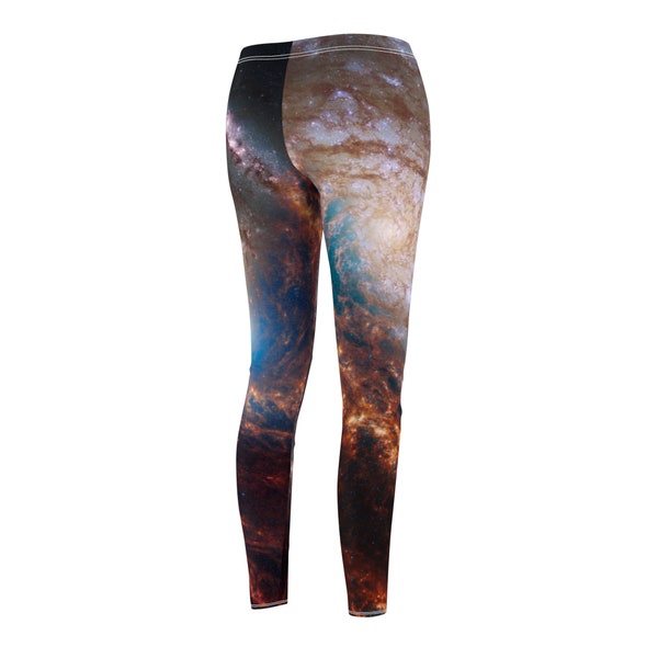 Galactic Odyssey Leggings - James Webb Space Telescope Imagery - Women's Cut & Sew Casual Leggings (AOP)