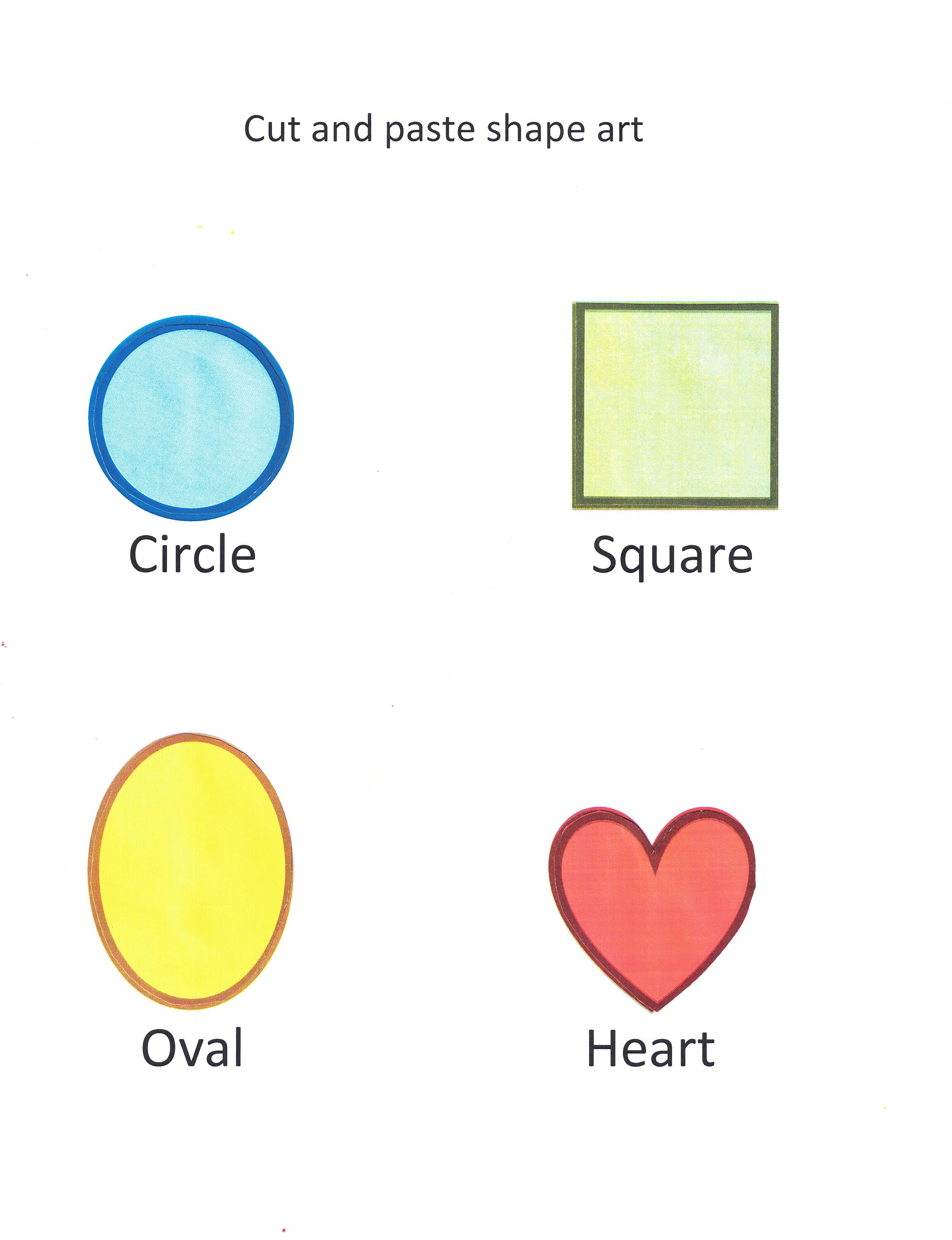 Cut and Paste Craftcut and Paste Worksheets for Kidsprintable for