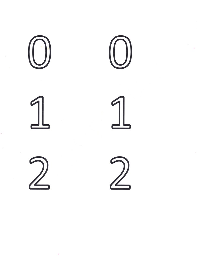 Numbers 1 to 50 coloring pagesprintable for kidskindergarten etsy