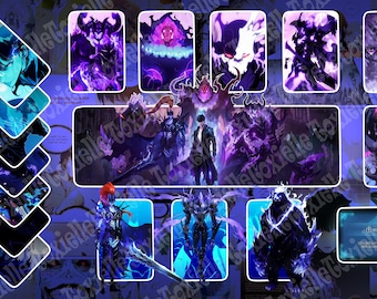SOLO ARTE / Tappetino da gioco Solo Leveling Union Arena con zone / File JPG digitale