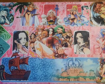 Tappetino da gioco One Piece TCG con zone Amazon Lily / Kuja Pirates / Boa Hancock