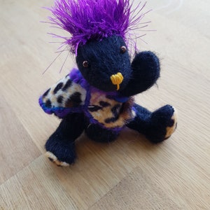Teddy Rocky handmade cashmere artist teddy made of high-quality materials