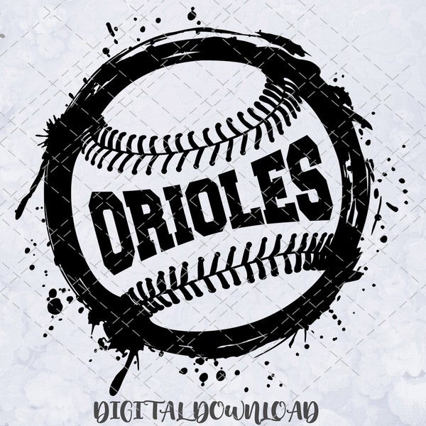 Orioles Baseball Svg