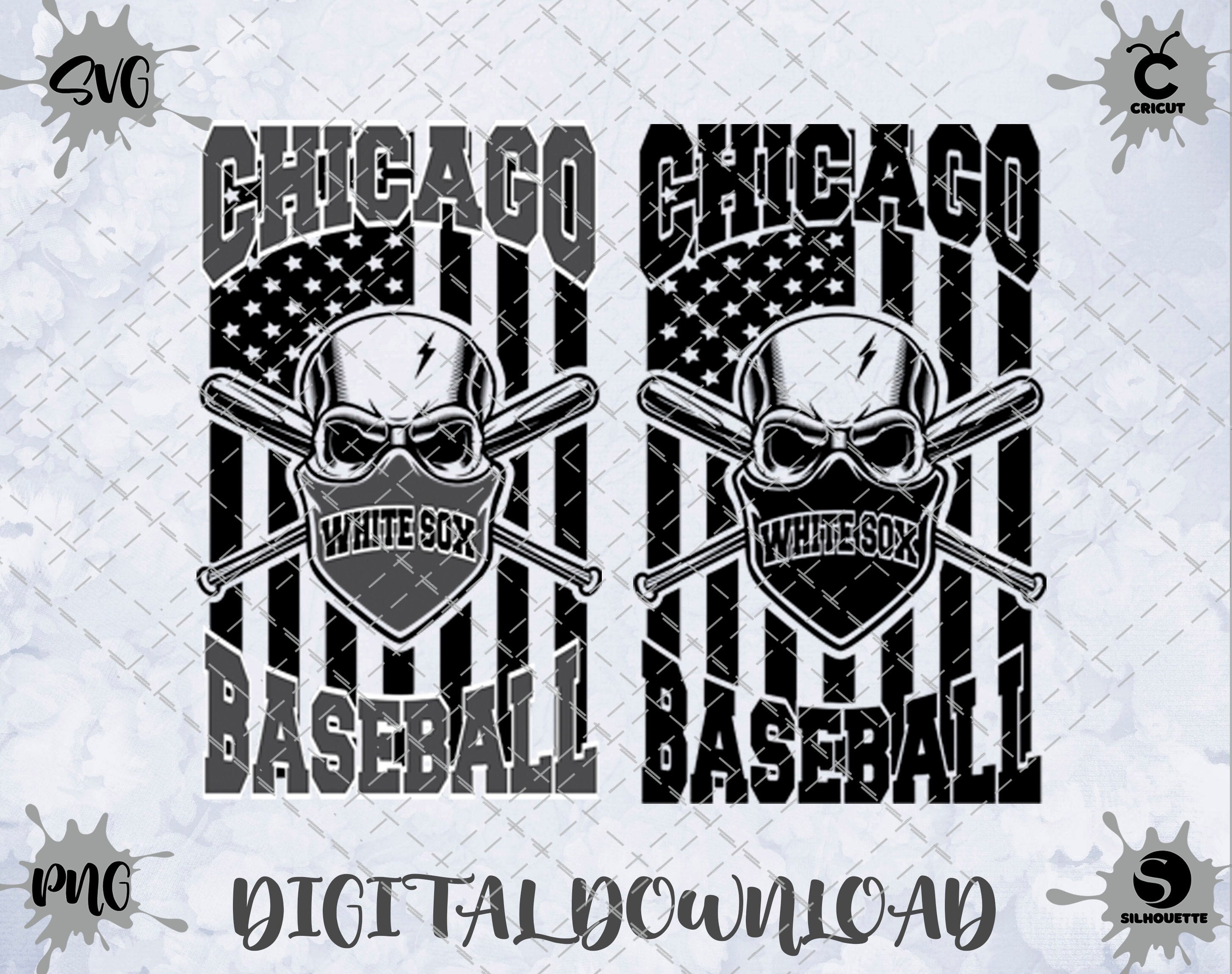 White Sox Baseball Svg Etsy