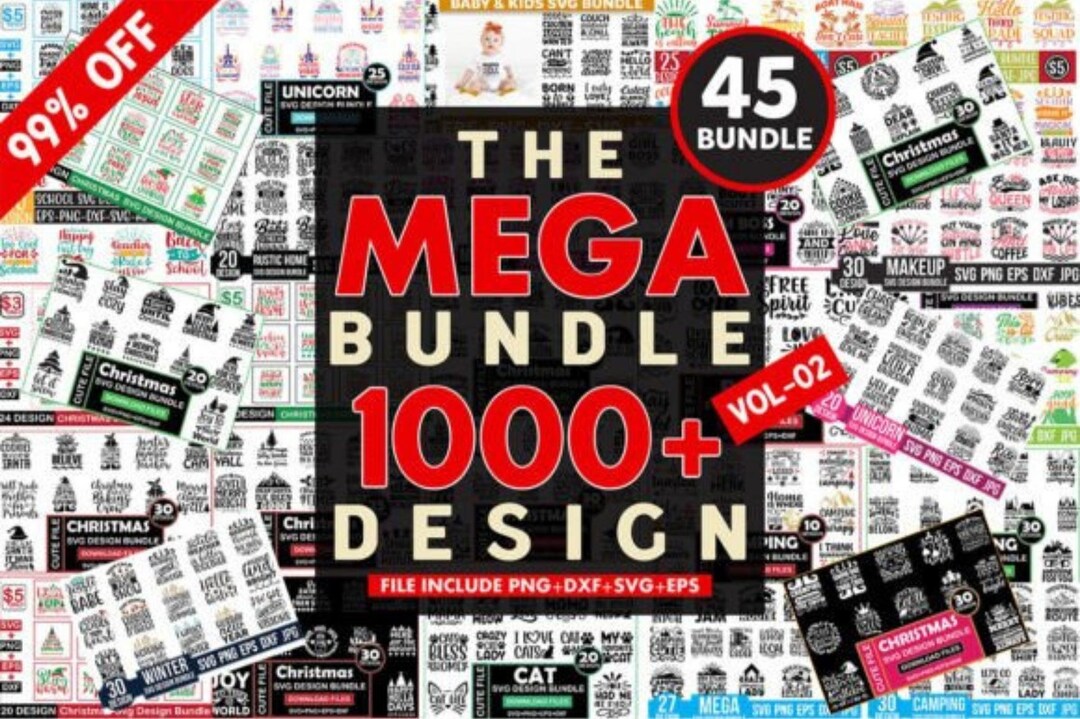 Premium SVG Bundle Pack: Create Stunning DIY Projects With - Etsy