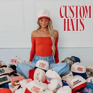 CUSTOM Embroidered Trucker Hat