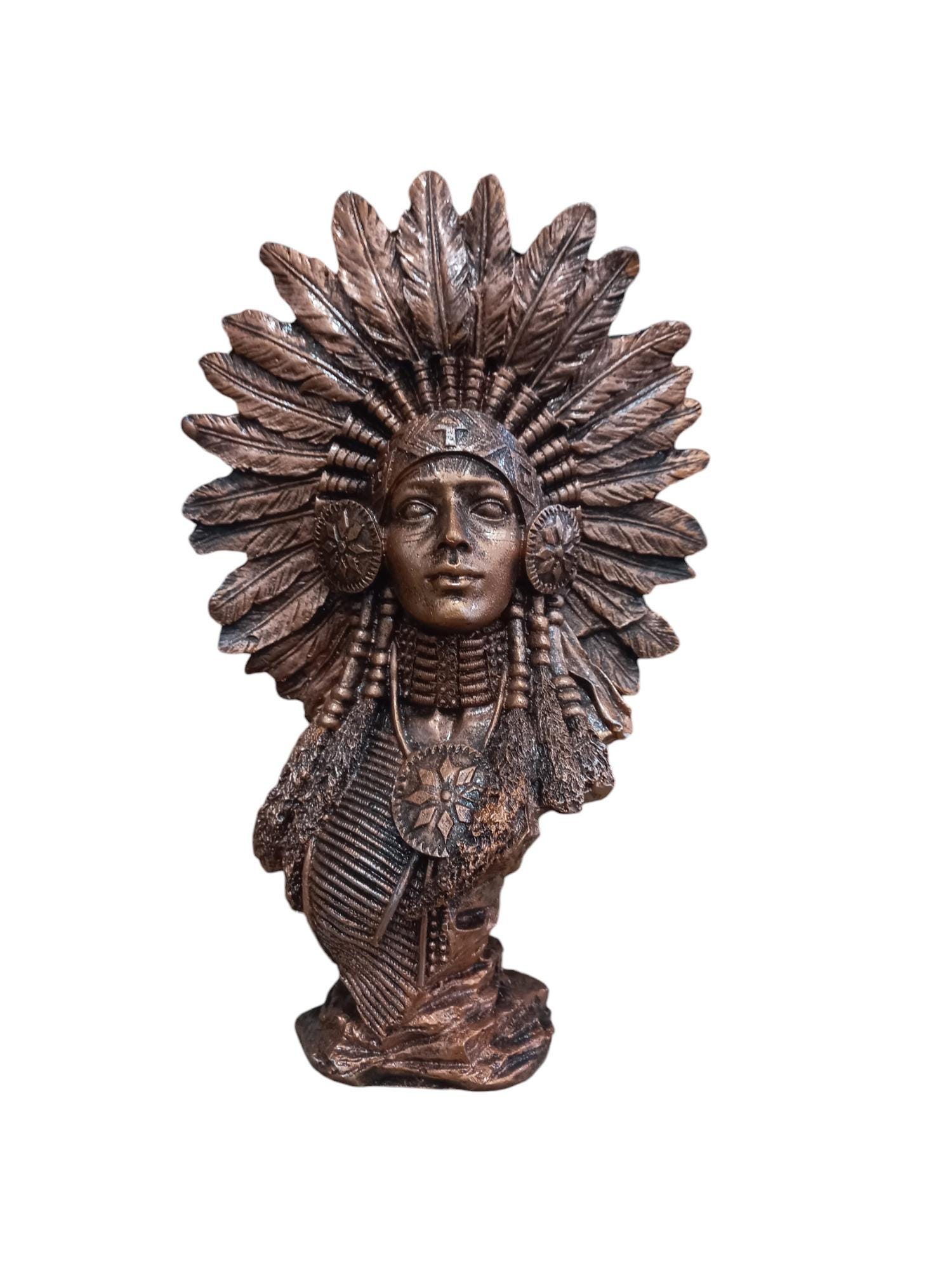 Native warrior statue - Etsy 日本