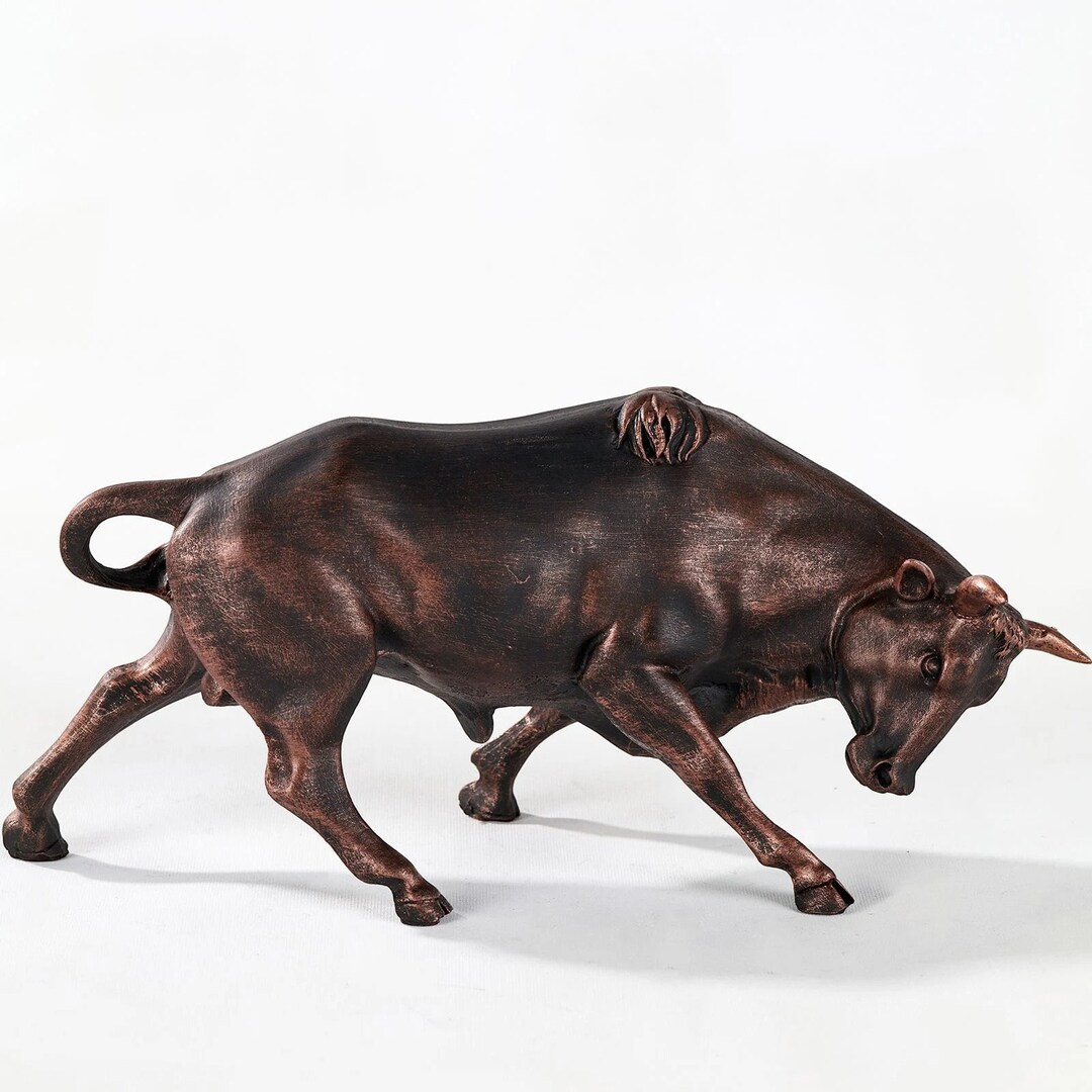 Spanish Bull Statue Symbol of Power Statue of Attacking Etsy Australia