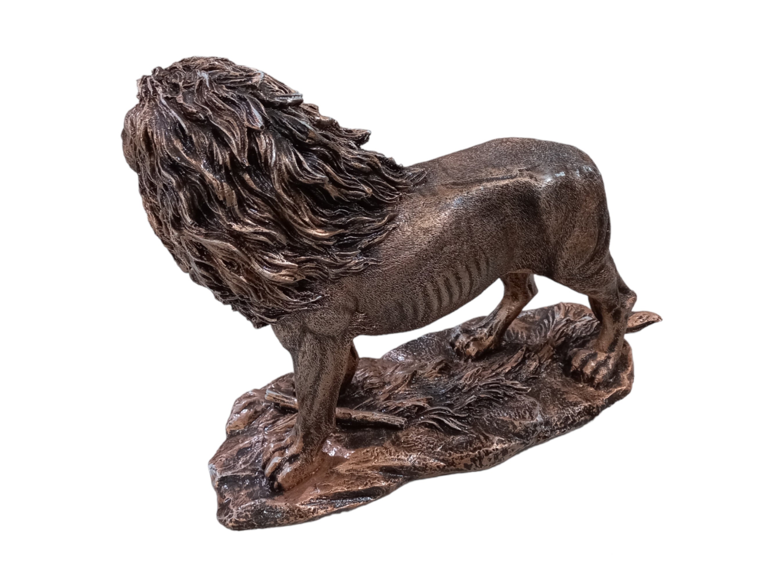 Very Realistic Lion Sculpture Lion King Sculpture 14 Inch Etsy