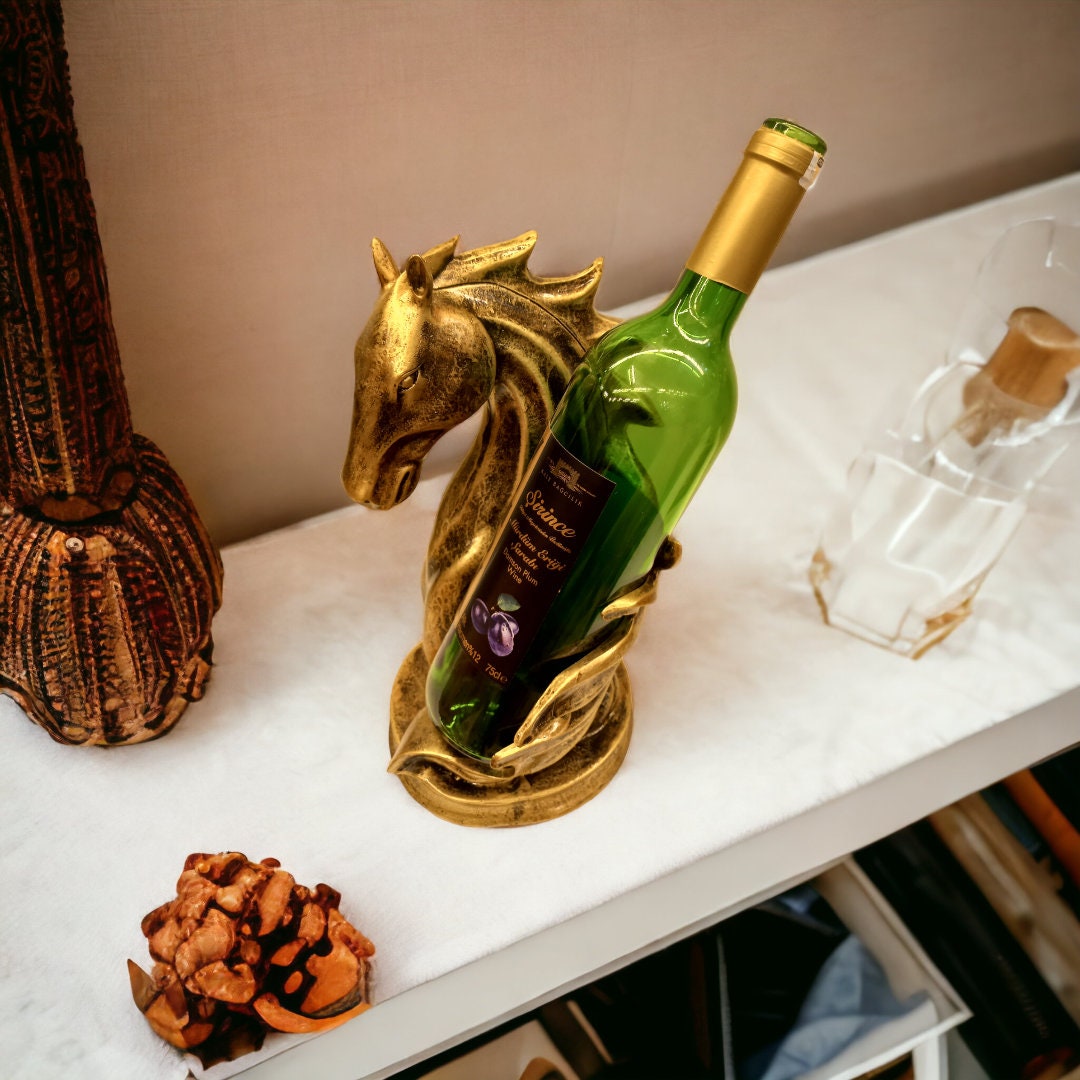 Horse wine bottle holder new arrivals