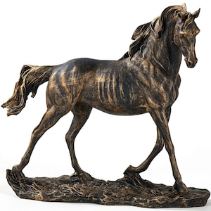 Handmade Horse Statue, Horse Sculpture, Handmade Animal Statue, Animal Sculpture, Horse, House Decor, Office Decor
