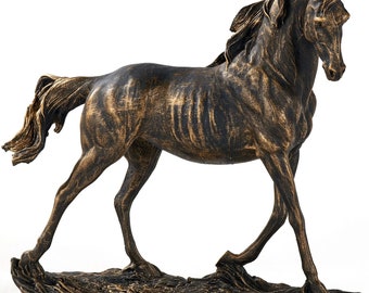 Statua di cavallo fatta a mano, scultura di cavallo, statua di animale fatta a mano, scultura di animali, cavallo, arredamento per la casa, arredamento per ufficio