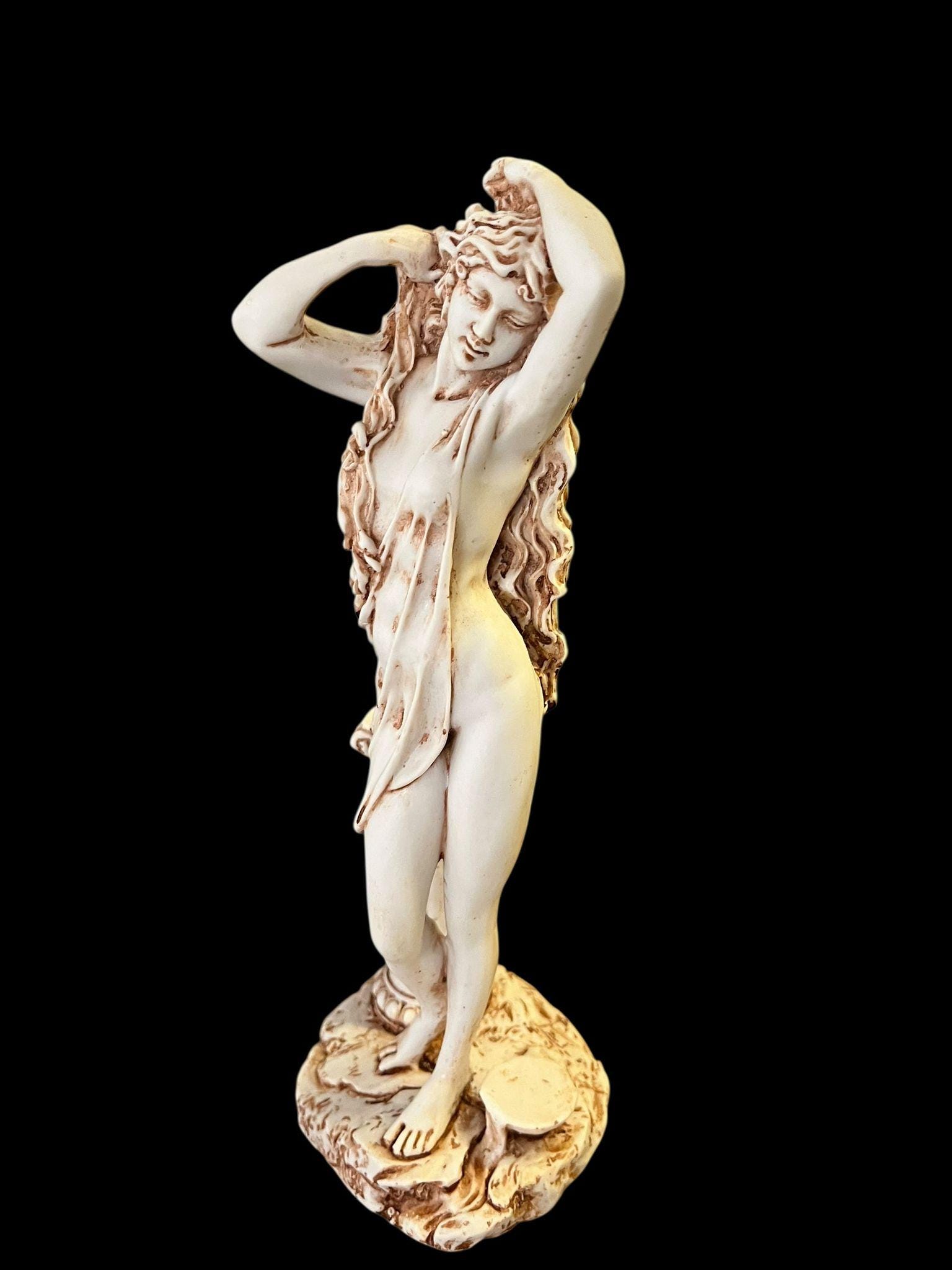 Handmade Marble Aphrodite Statue: Greek Goddess Sculpture, 12 Inch - Etsy