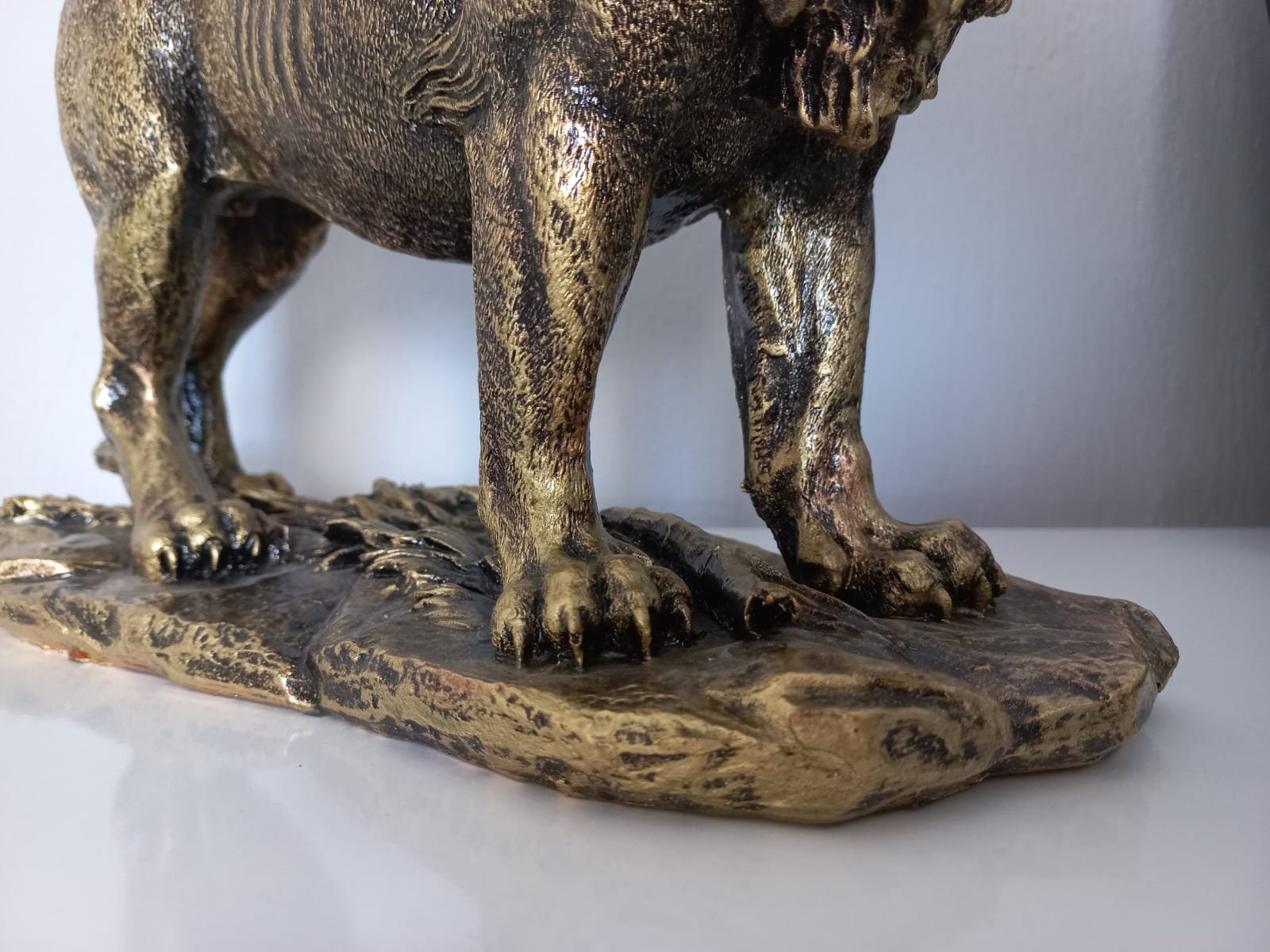 Very Realistic Lion Sculpture Lion King Sculpture 14 Inch Etsy