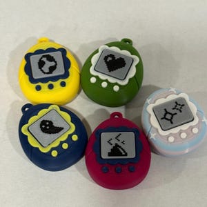 Tamagotchi Retro Virtual Pet Fidget Toy: Clickable Keychain Stress Relief