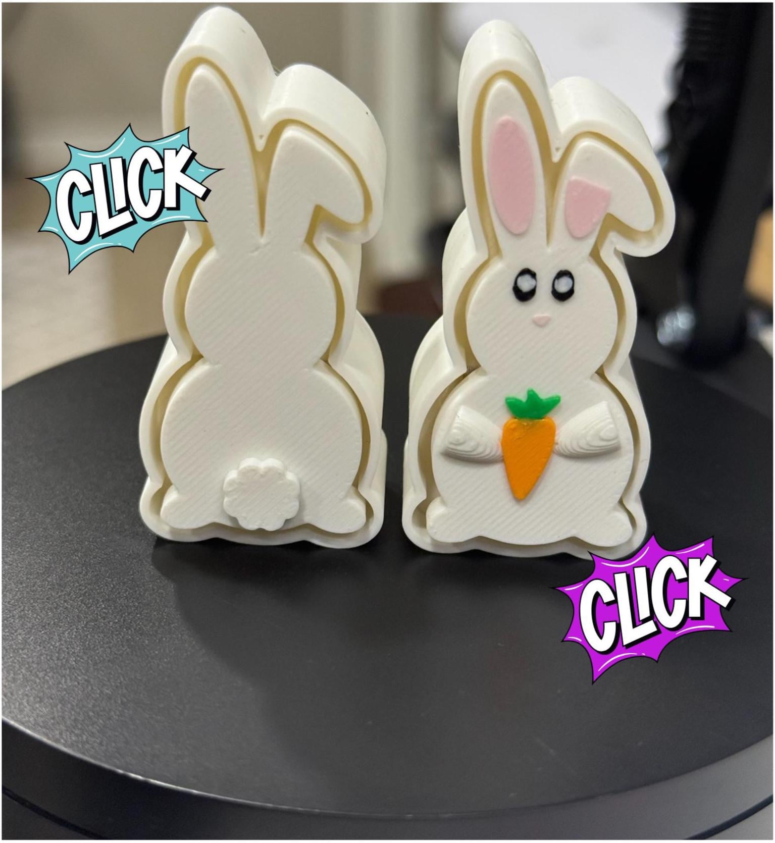 Sticky Rabbit Fidget Toy Bunny Rabbit Fidget Clicker, Sensory Desk Toy - Etsy