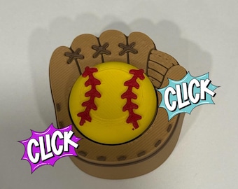 Softball/Baseball Glove Fidget Clicker