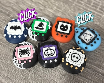 Halloween Tamagotchi Fidget Clicker Toy: 3D Printed Sensory Toy, Pumpkin, Skull, Ghost