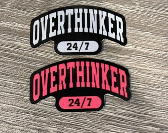 Overthinker 24/7 Sticker