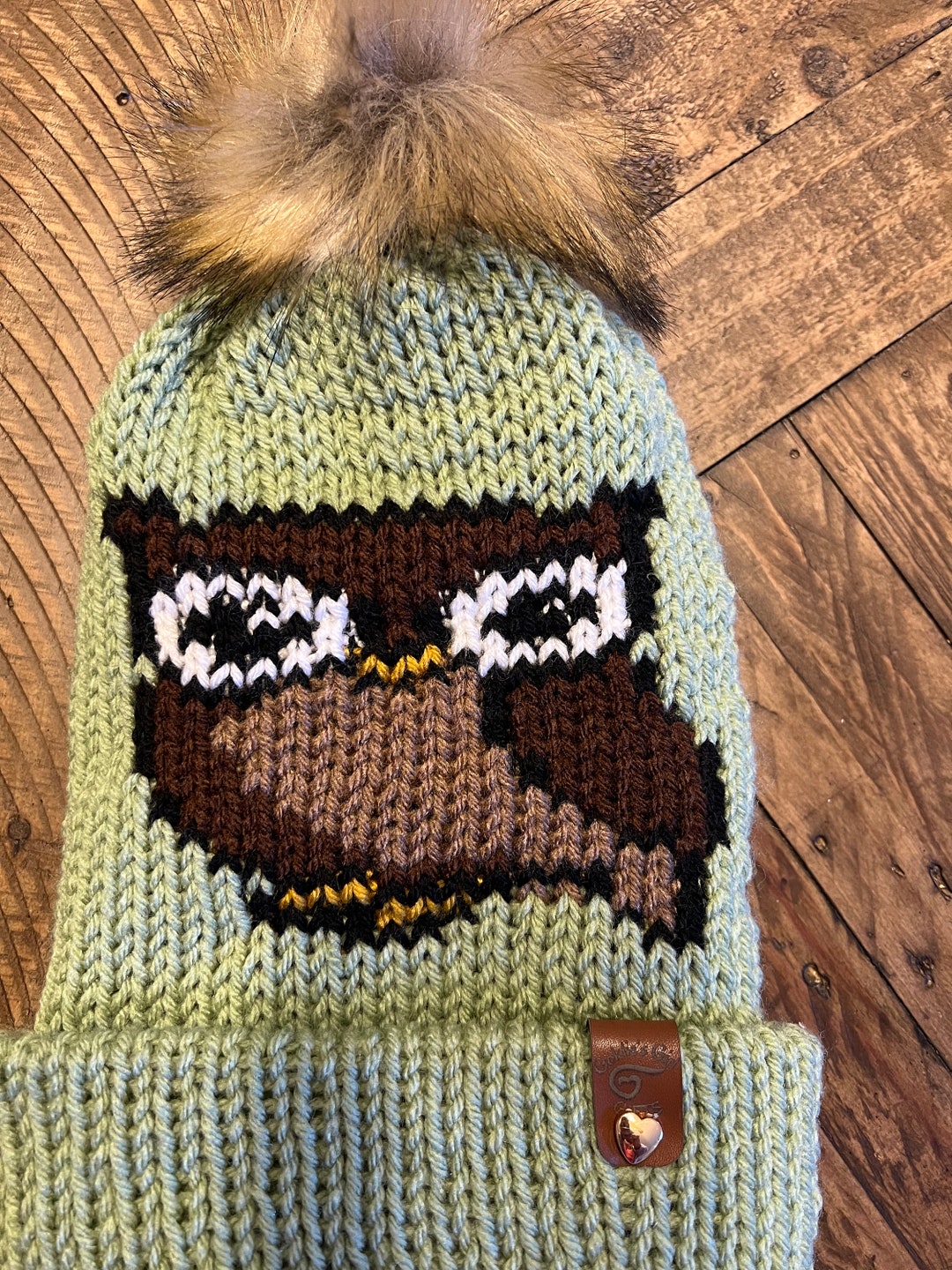 Owl Knit Hat Pattern for Circular Knitting Machine (digital Download ...