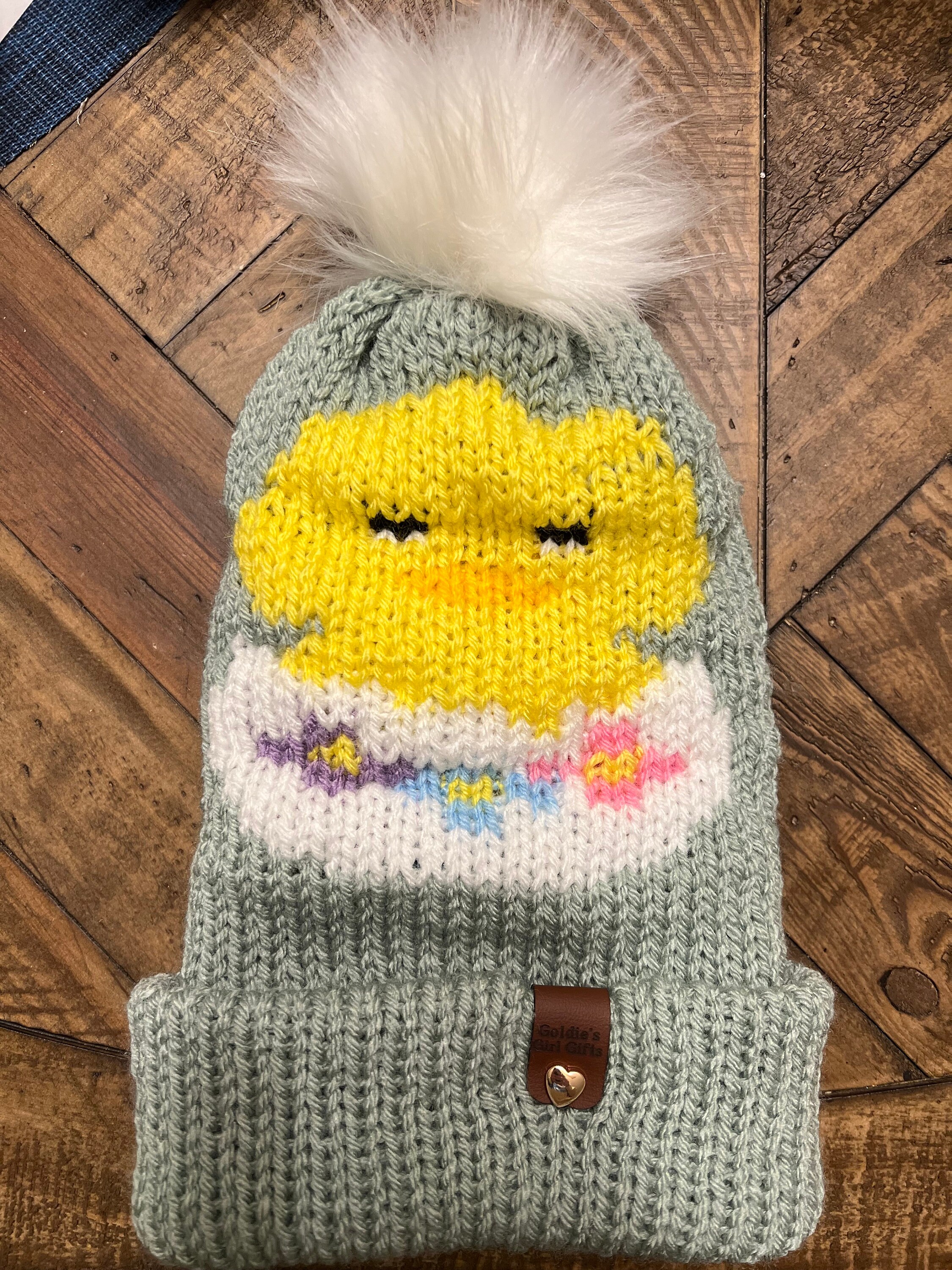 Easter Chick Knit Hat Pattern – Addi & Sentro Knitting Machine (digital ...