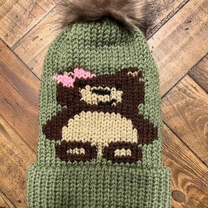 Teddy Bear with Bow Hat Pattern, Addi 46 & Sentro Digital Pattern, Knitting Machines, Knitting Machine Pattern, Circular knitting machine