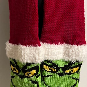 Festive Face Knit Scarf Pattern for Addi 46 Pin and Sentro 48 Pin Knitting Machines - Knitting machine pattern/ Circulr knitting machine PDF